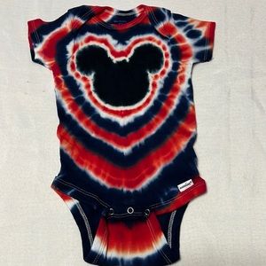 Disney Mickey Tie-Dye Onesie !